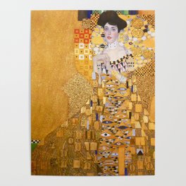 Gustav Klimt - Portrait of Adelle Bloch Bauer Poster