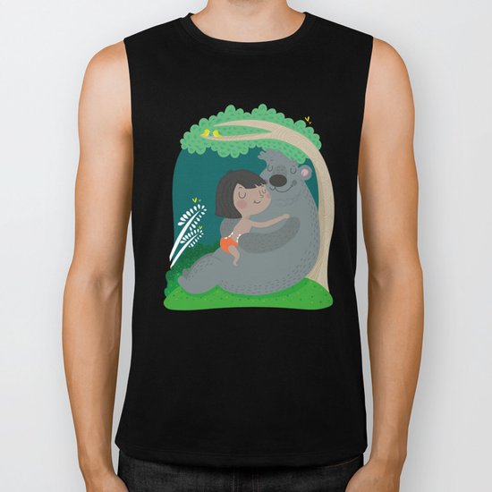 Jungle friendship Biker Tank