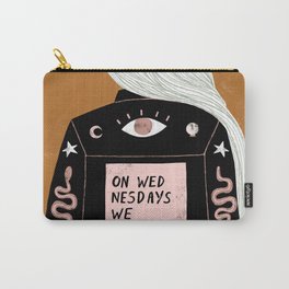 On Wednesdays We Wear Black Carry-All Pouch