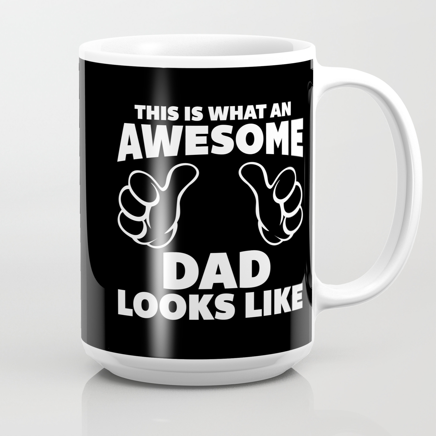 Awesome Dad Funny Quote Coffee Mug By Stripey Society6