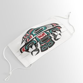 Haida Tlingit Native Raven Totem Face Mask