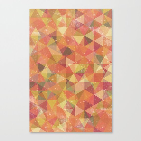 Triangle Pattern III Canvas Print