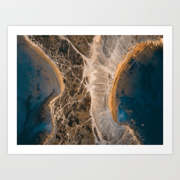 Natural Patterns | Aerial Beaches   Art Print