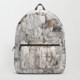 White Decay I Backpack | Digital, Color, Fun, Paint, Photo, Chicago, Graffiti, White, Entropy, Urban 