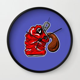 Fizzy Pop Characters - Crushed Cola Cartoon Wall Clock