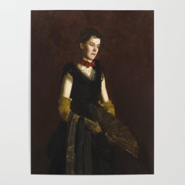Letitia Wilson Jordan by Thomas Eakins Poster