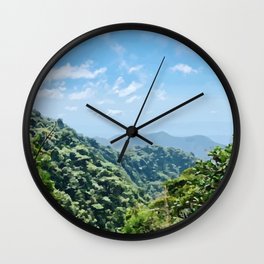 Cloud Forest Vista Wall Clock