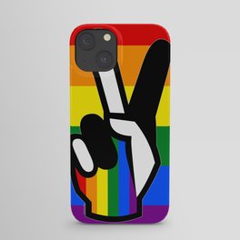 Rainbow Flag for Celebration of Diversity LGBT Pride & Acceptance iPhone Case