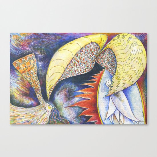 Fiery Furnace (by Trudy Creen) Canvas Print