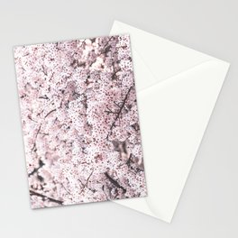 A beautiful pink, floral aesthetic, Tokyo, Japan. Cherry blossom in spring Stationery Card