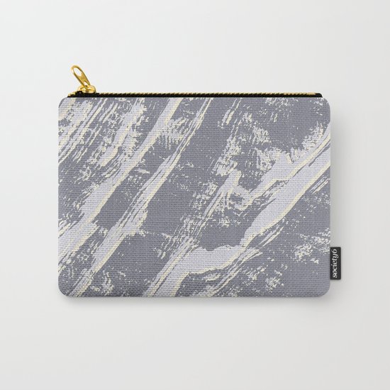 shades of gray marble effect Carry-All Pouch