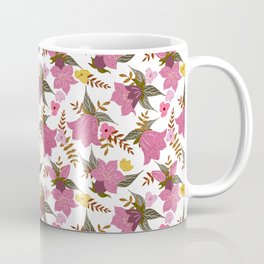 Pink Majestic Blooms Coffee Mug | Digitalmeadow, Digitalflowers, Summerflowers, Drawing, Meadowblooms, Paintedflowers, Artisticflowers, Bouquetofflowers, Beautifulflowers, Warmcolours 