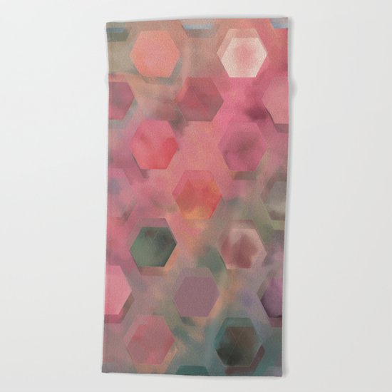 Autumn Bee Square Beach Towel