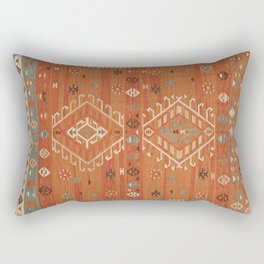 Heritage Traditional Moroccann Rug Design Rectangular Pillow