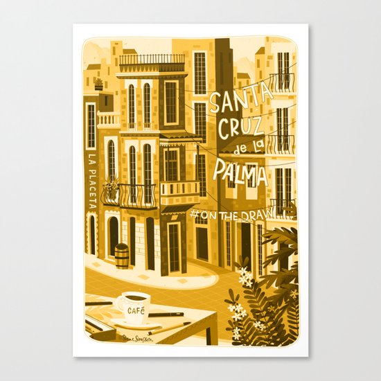 Santa Cruz de la Plama #onthedraw Canvas Print