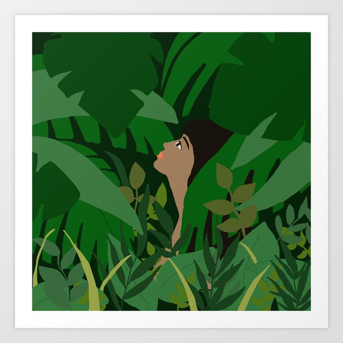 in forest Art Print