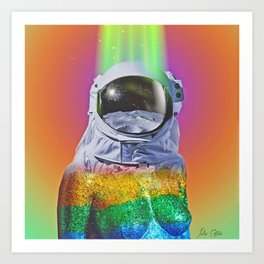 Spectrum Space Art Print