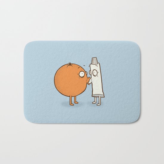 First and Last Kiss Bath Mat