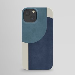 Halfmoon Colorblock - Blue iPhone Case