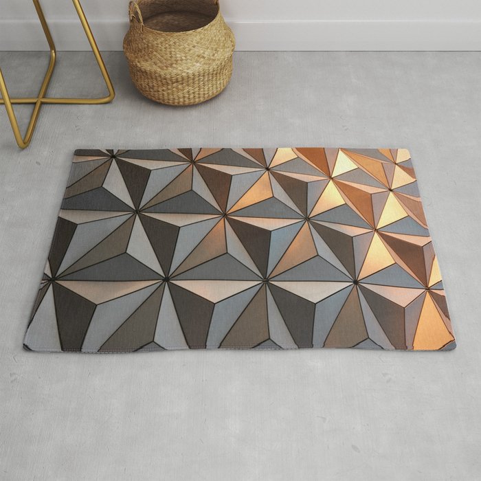 Triangle pattern 3d Rug