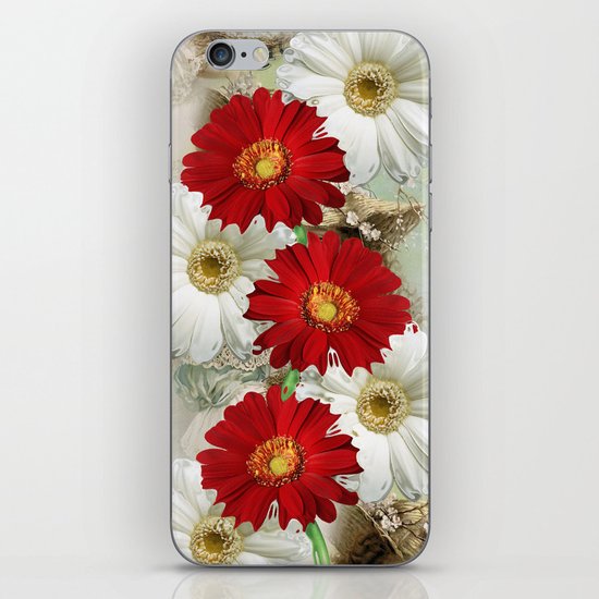 vintage & gerbers iPhone & iPod Skin
