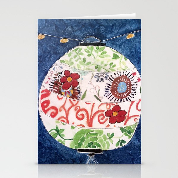 round lantern by cocoblue Stationery Cards