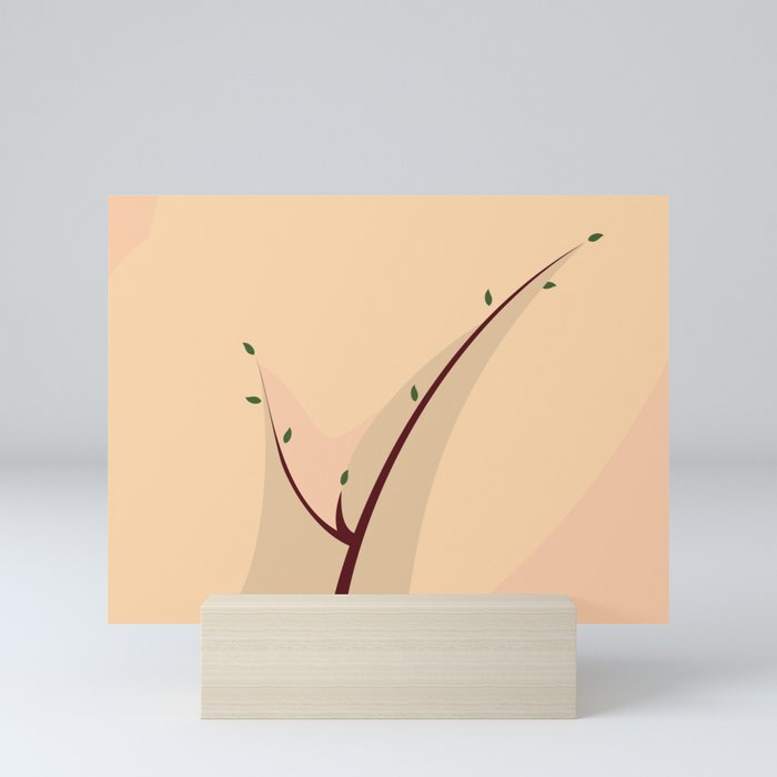 Graceful tree. Erotic nature series.  Mini Art Print