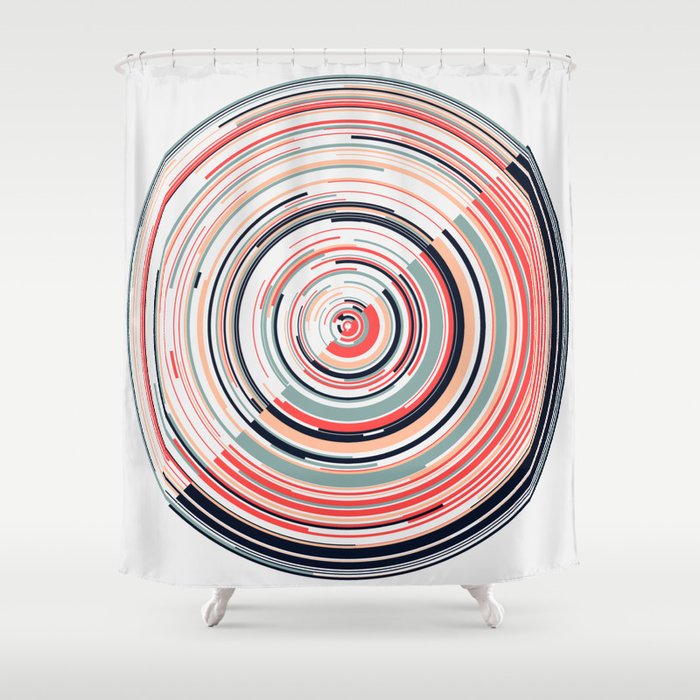 Arcs 12 Shower Curtain