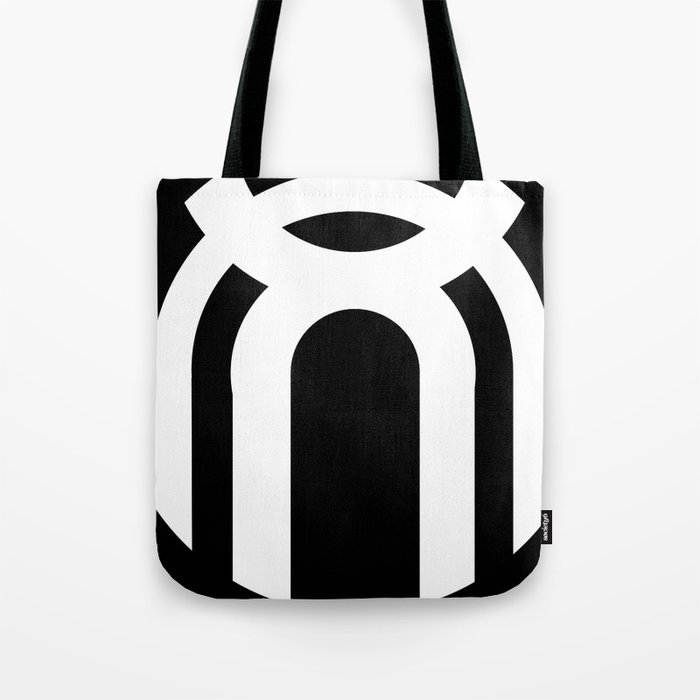 Black and white modern art Tote Bag