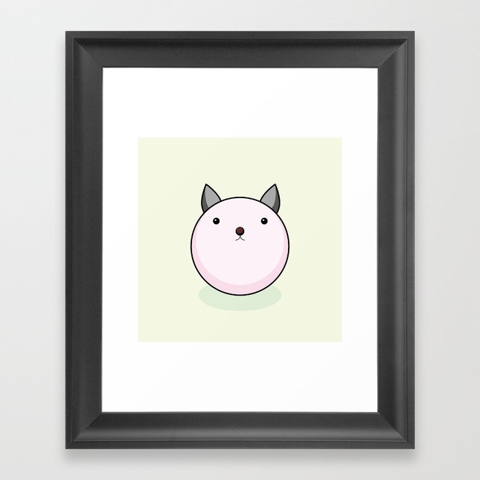 Rabbit Ball - TAMAUSAGI - Framed Art Print