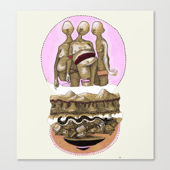 layers Canvas Print