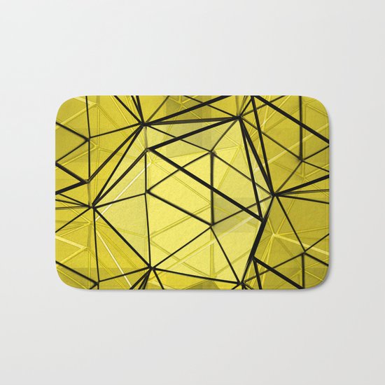 hexagonal dreaming Bath Mat