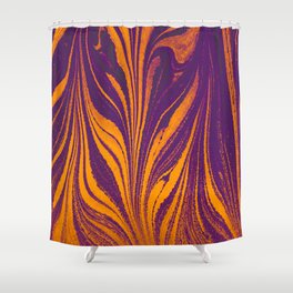Abstract marbling pattern. Creative marbling background texture Shower Curtain
