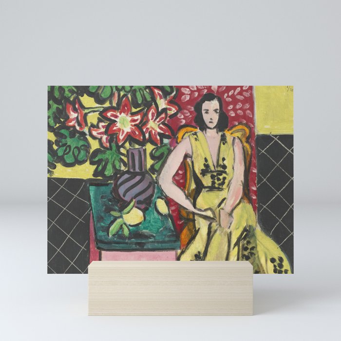 Seated Woman with Vase by Henri Matisse Mini Art Print