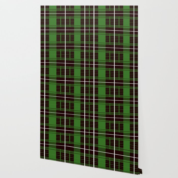 Green Flannel Tartan Wallpaper By Tasharts Society6