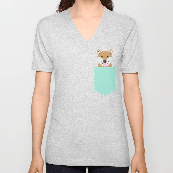 Cassidy Shiba Inu Gifts For Dog Lovers And Cute Shiba Inu Phone Case For Shiba Inu Owner Gifts Unisex V Neck By Petfriendly