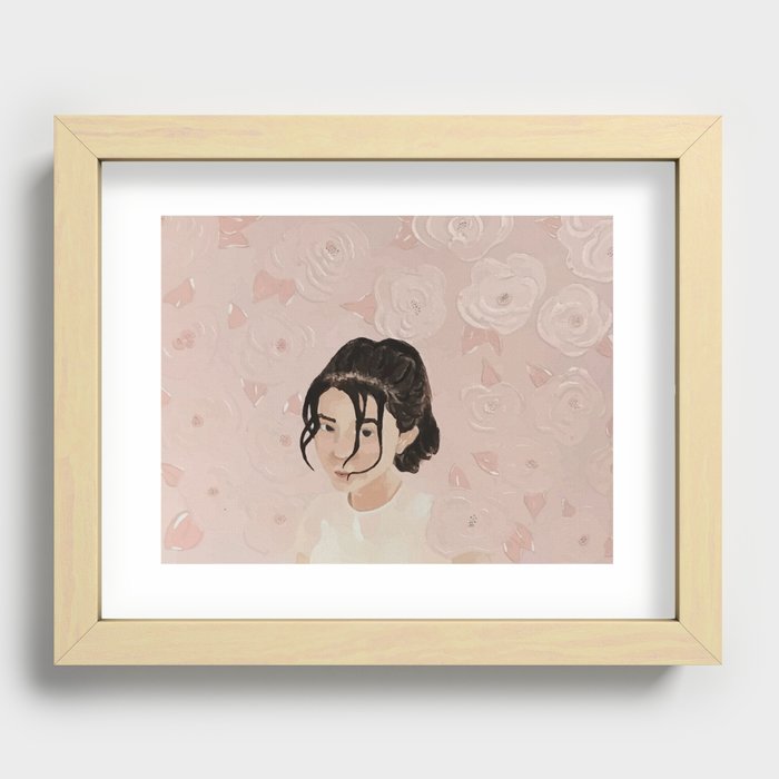 Pink Lady Recessed Framed Print