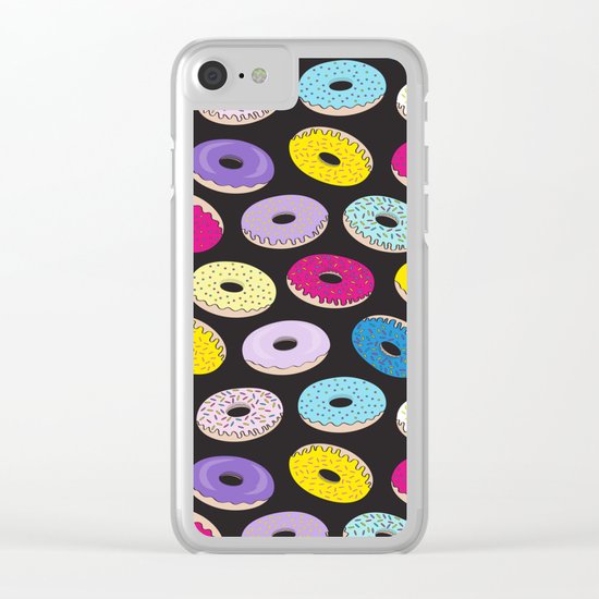 Donut Dreams by Everett Co Clear iPhone Case