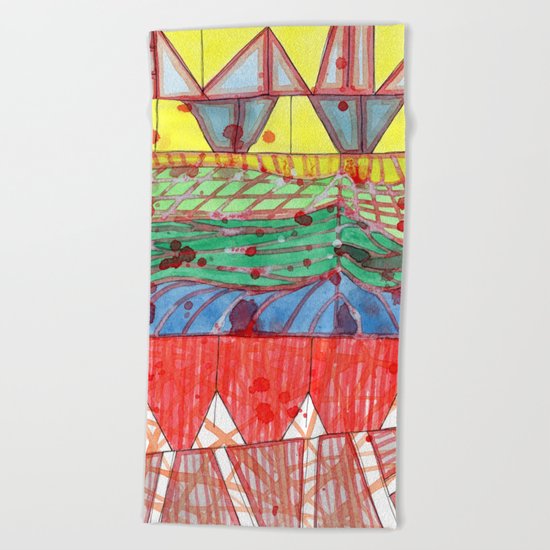 In the Indoor Swimming Pool Beach Towel