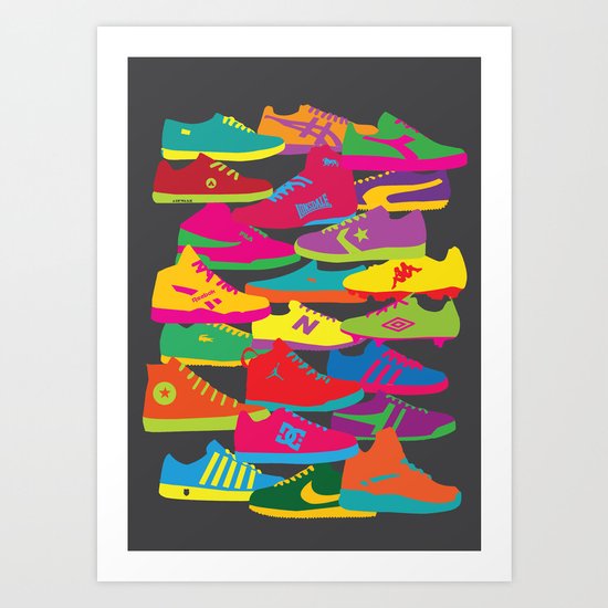 Sneakers Art Print