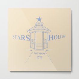 Stars Hollow Metal Print | Gazebo, Movies & TV, Girls, Digital, Vintage, Graphicdesign, Graphic Design, Stars, Hollow 