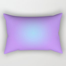 Time is purple, Sky is pale blue and silent Rectangular Pillow
