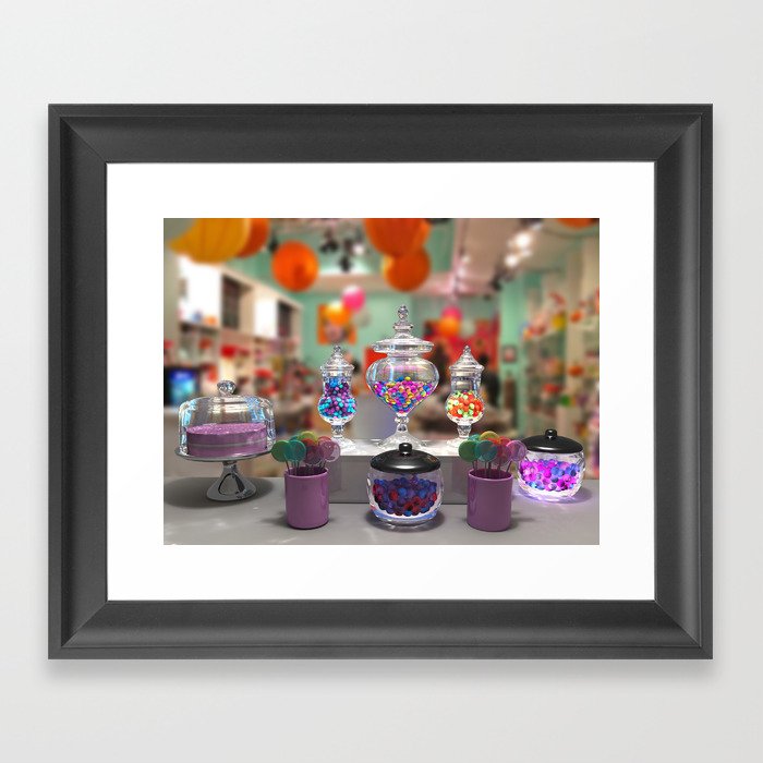 Candy Shop Still Life Framed Art Print