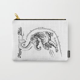 Tiger Muay Thai Kick Boxing Carry-All Pouch