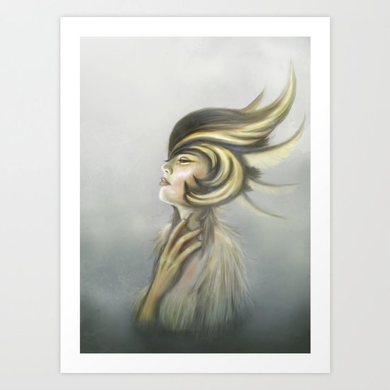 The Mandarin Ducks: Silence Art Print