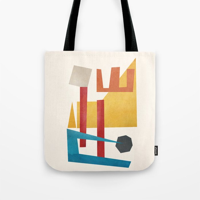 Abstract Stacked Geometry 4 Tote Bag