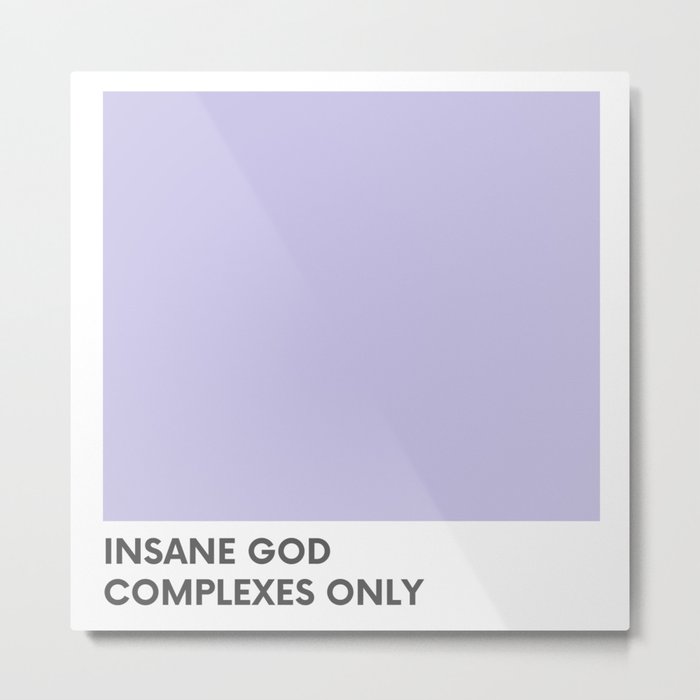 God Complex Metal Print