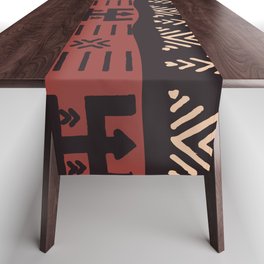 African Ethnic Elements Table Runner