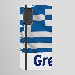 Greece Flag Android Wallet Case