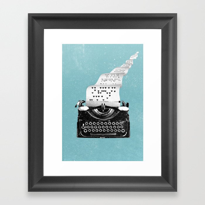 Typewriter Poster - Vintage typewriter